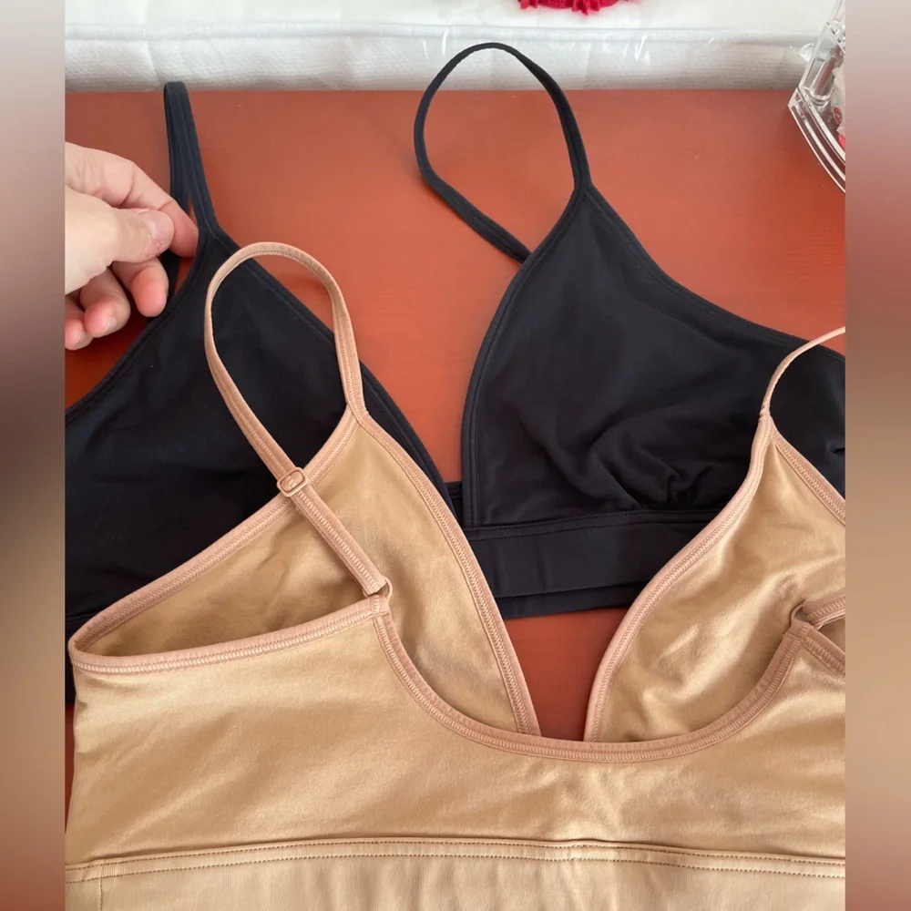 Uniqlo Women's Intimates Set - Black, Tan, and Pink